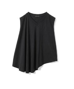 mizuiro ind / ミズイロインド カットソー | mizuiro ind Vネックアシンメトリーノースリーブプルオーバー