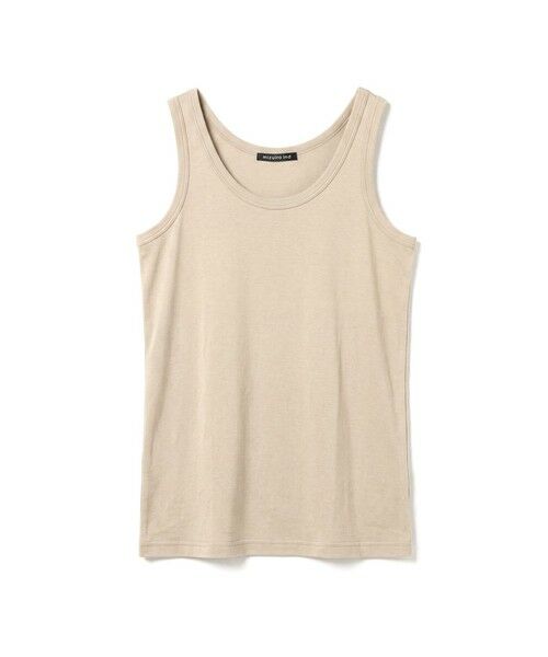 mizuiro ind / ミズイロインド カットソー | mizuiro ind ベーシックタンクトップ(ライトベージュ(color19))