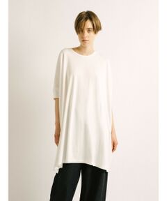 mizuiro ind / ミズイロインド カットソー | mizuiro ind ワイドクルーネックチュニック