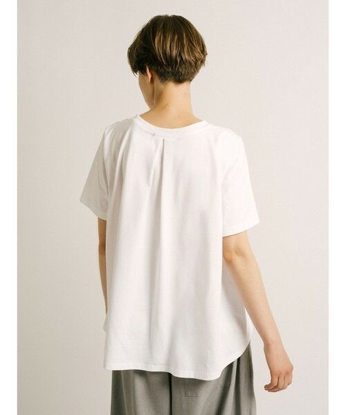 mizuiro ind / ミズイロインド カットソー | mizuiro ind フレアクルーネックTシャツ | 詳細6