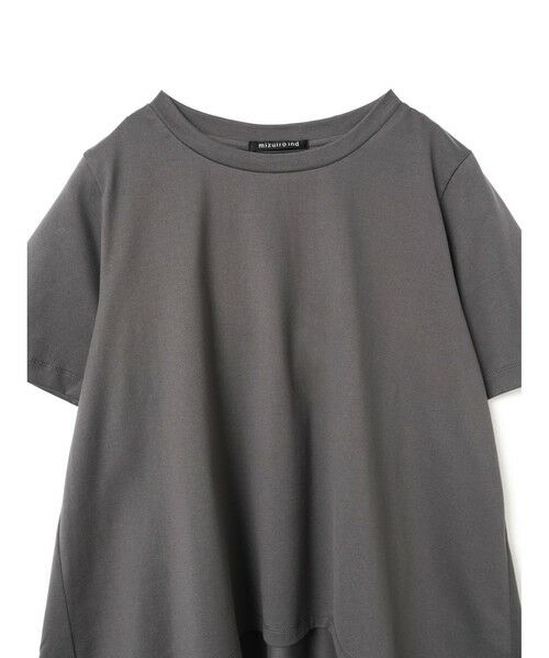 mizuiro ind / ミズイロインド カットソー | mizuiro ind フレアクルーネックTシャツ | 詳細18