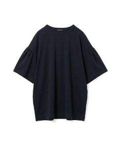 mizuiro ind / ミズイロインド カットソー | mizuiro ind ギャザースリーブワイドTシャツ
