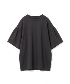 mizuiro ind / ミズイロインド カットソー | mizuiro ind ギャザースリーブワイドTシャツ