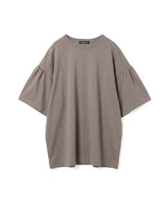 mizuiro ind / ミズイロインド カットソー | mizuiro ind ギャザースリーブワイドTシャツ