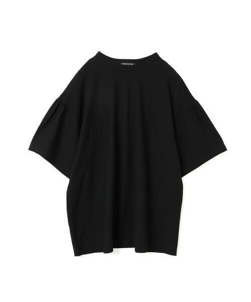 mizuiro ind / ミズイロインド カットソー | mizuiro ind ギャザースリーブワイドTシャツ | 詳細1