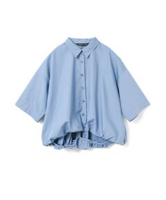 mizuiro ind / ミズイロインド シャツ・ブラウス | mizuiro ind ハーフスリーブバルーンシャツ