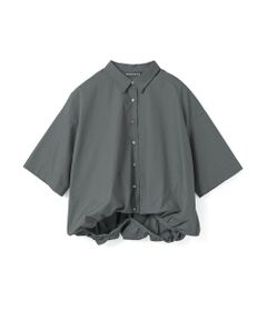 mizuiro ind / ミズイロインド シャツ・ブラウス | mizuiro ind ハーフスリーブバルーンシャツ