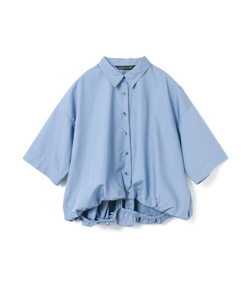 mizuiro ind / ミズイロインド シャツ・ブラウス | mizuiro ind ハーフスリーブバルーンシャツ(ブルーA(color30A))