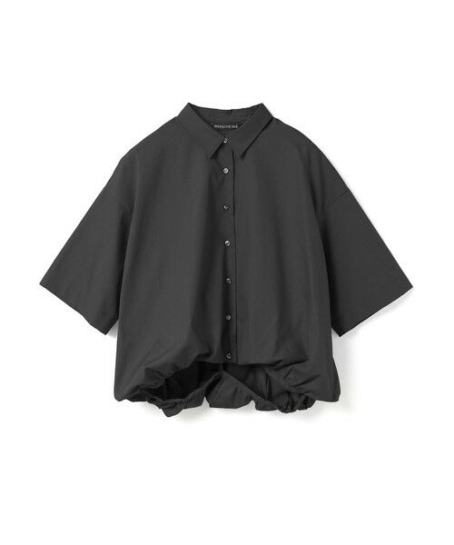 mizuiro ind / ミズイロインド シャツ・ブラウス | mizuiro ind ハーフスリーブバルーンシャツ(ブラックA(color99A))