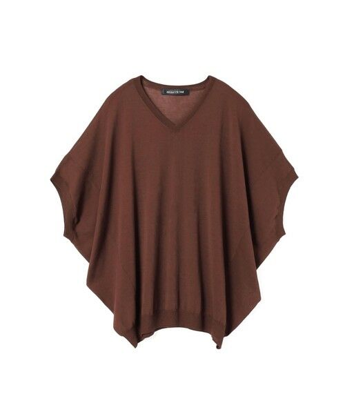 mizuiro ind / ミズイロインド ベスト | mizuiro ind Vネックコクーンベスト(ブラウン(color44))