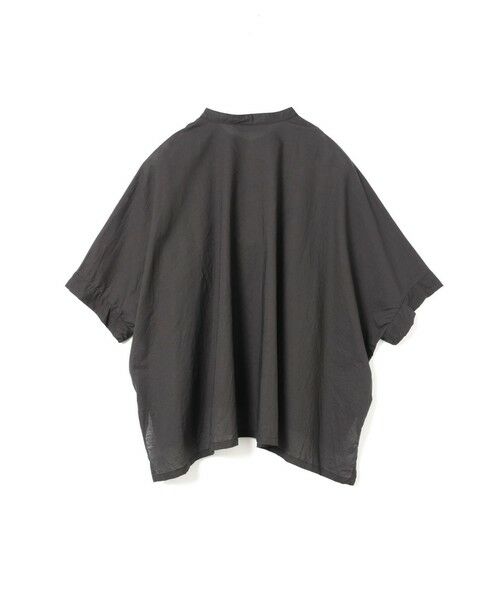 mizuiro ind / ミズイロインド シャツ・ブラウス | mizuiro ind コットンリネンスタンドカラーワイドシャツ | 詳細19