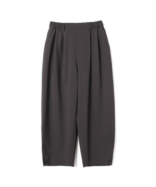 mizuiro ind / ミズイロインド その他パンツ | mizuiro ind タックヘムコクーンパンツ(チャコールグレー(color92))