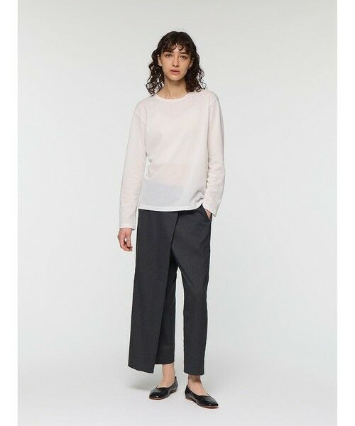 mizuiro ind / ミズイロインド カットソー | mizuiro ind トリコットロングスリーブクルーネックTシャツ | 詳細9