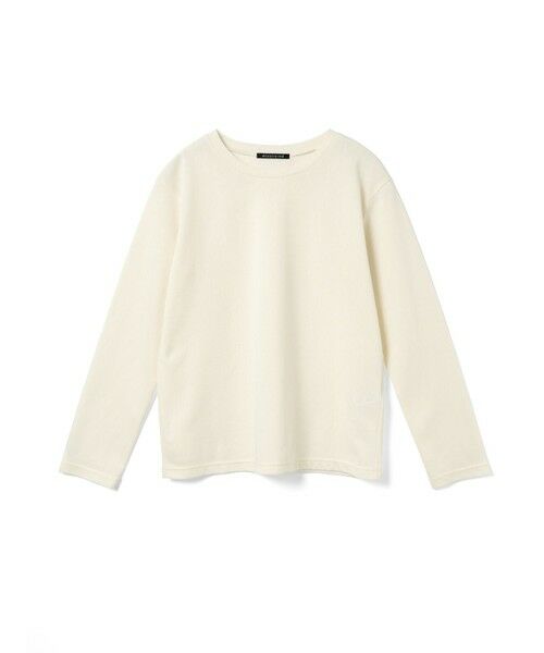 mizuiro ind / ミズイロインド カットソー | mizuiro ind トリコットロングスリーブクルーネックTシャツ(アイボリー(color12))