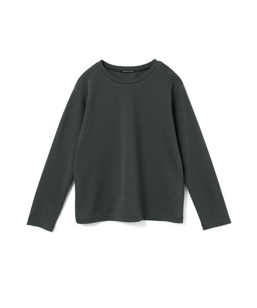mizuiro ind / ミズイロインド カットソー | mizuiro ind トリコットロングスリーブクルーネックTシャツ(ブラック(color99))