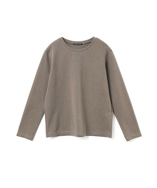 mizuiro ind / ミズイロインド カットソー | mizuiro ind トリコットロングスリーブクルーネックTシャツ(ダークベージュ(color20))