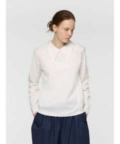 mizuiro ind / ミズイロインド カットソー | mizuiro ind ロングカラーロングスリーブプルオーバー