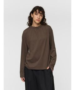 mizuiro ind / ミズイロインド カットソー | mizuiro ind ギャザーハイネックプルオーバー