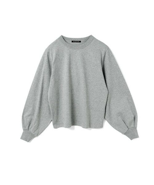 mizuiro ind / ミズイロインド カットソー | mizuiro ind パフスリーブロングT(トップグレー(color91))