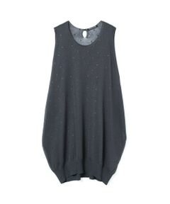 mizuiro ind / ミズイロインド ベスト | mizuiro ind ドットプリントベスト