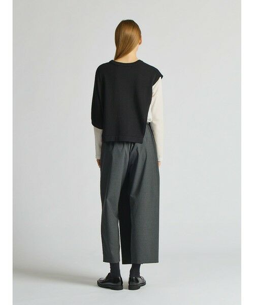mizuiro ind / ミズイロインド ニット・セーター | mizuiro ind アシンメトリークルーネックプルオーバー | 詳細13