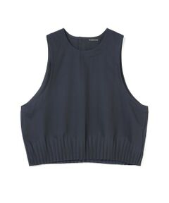mizuiro ind / ミズイロインド ベスト | mizuiro ind プリーツヘムショートベスト