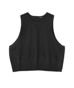 mizuiro ind / ミズイロインド ベスト | mizuiro ind プリーツヘムショートベスト