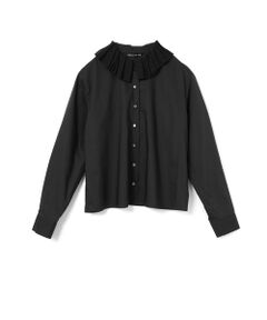 mizuiro ind / ミズイロインド シャツ・ブラウス | mizuiro ind プリーツカラーシャツ