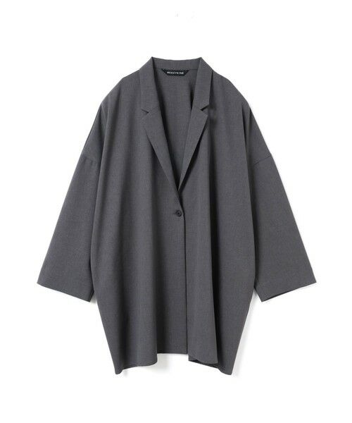 mizuiro ind / ミズイロインド テーラードジャケット | mizuiro ind ワイドテーラードシャツジャケット | 詳細8