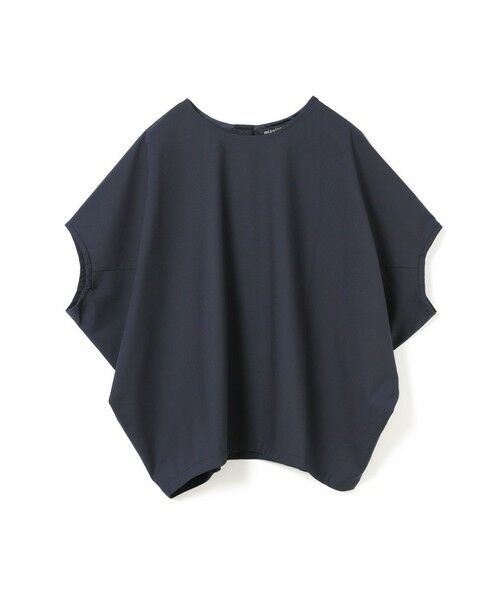mizuiro ind / ミズイロインド カットソー | mizuiro ind T/Rコクーンワイドプルオーバー(ネイビー(color77))