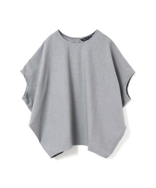 mizuiro ind / ミズイロインド カットソー | mizuiro ind T/Rコクーンワイドプルオーバー(グレー(color91))