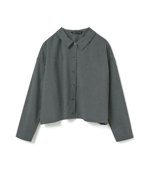 mizuiro ind / ミズイロインド シャツ・ブラウス | mizuiro ind T/Rワイドシャツ | 詳細9