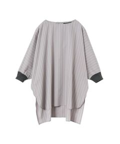 mizuiro ind / ミズイロインド シャツ・ブラウス | mizuiro ind ストライプコクーンプルオーバー
