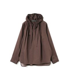 mizuiro ind / ミズイロインド シャツ・ブラウス | mizuiro ind フードギャザーネックシャツ