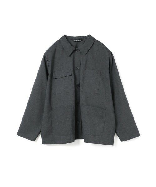 mizuiro ind / ミズイロインド シャツ・ブラウス | mizuiro ind カバーオール（チャコールグレー(color92)）