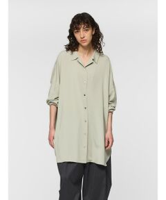 mizuiro ind / ミズイロインド シャツ・ブラウス | mizuiro ind T/Rワイドチュニックシャツ