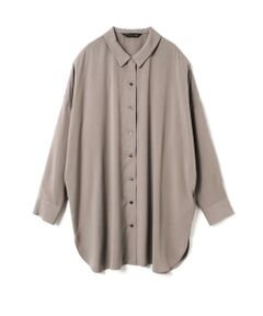 mizuiro ind / ミズイロインド シャツ・ブラウス | mizuiro ind T/Rワイドチュニックシャツ