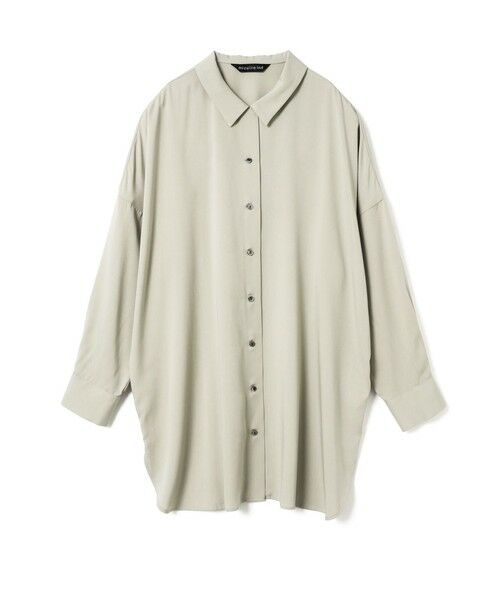 mizuiro ind / ミズイロインド シャツ・ブラウス | mizuiro ind T/Rワイドチュニックシャツ | 詳細10