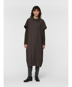 mizuiro ind / ミズイロインド ロング・マキシ丈ワンピース | mizuiro ind プリーツヘムワンピース