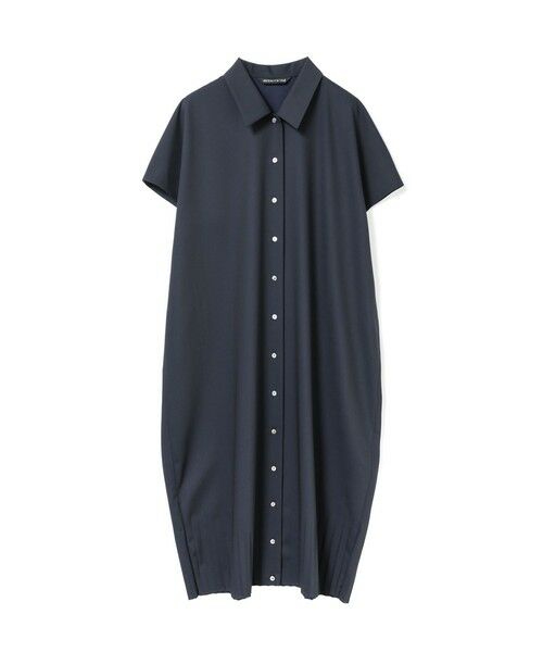mizuiro ind / ミズイロインド ロング・マキシ丈ワンピース | mizuiro ind プリーツヘムワンピース(ネイビー(color77))