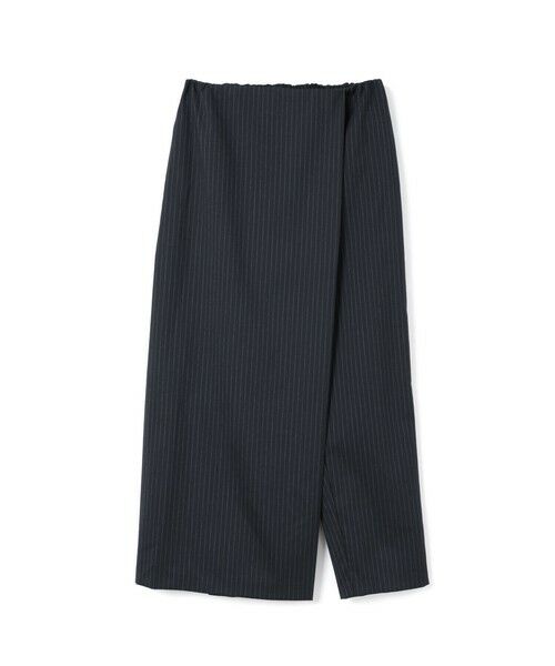 mizuiro ind / ミズイロインド その他パンツ | mizuiro ind ラップライクパンツ(ネイビーストライプA(color77A))
