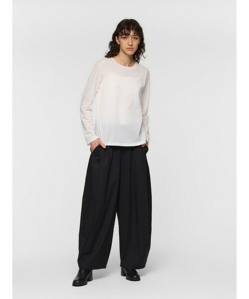 mizuiro ind / ミズイロインド その他パンツ | mizuiro ind ディープタックパンツ(ブラックA(color99A))