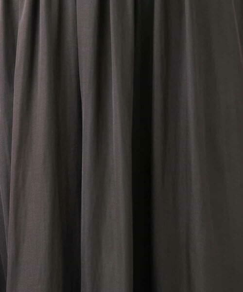 MK MICHEL KLEIN / エムケーミッシェルクラン ロング・マキシ丈スカート | 【洗濯機で洗える】サテン地ロング丈ギャザースカート | 詳細8