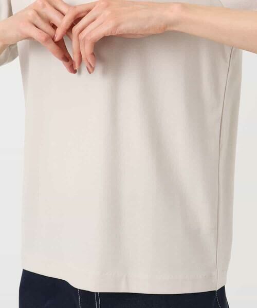 MK MICHEL KLEIN / エムケーミッシェルクラン カットソー | 2wayネックデザインポンチカットソー/接触冷感/UVカット/洗える | 詳細17