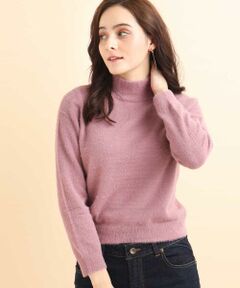 MK MICHEL KLEIN / エムケーミッシェルクラン ニット・セーター | ハイネックシャギーニット