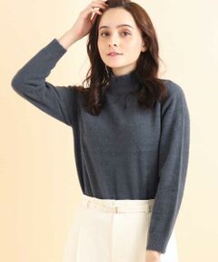 MK MICHEL KLEIN / エムケーミッシェルクラン ニット・セーター | ハイネックシャギーニット