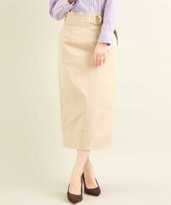 MK MICHEL KLEIN / エムケーミッシェルクラン ロング・マキシ丈スカート | 【洗える】ハイウエストナロースカート