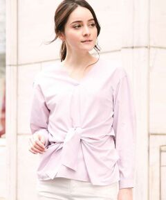 MK MICHEL KLEIN / エムケーミッシェルクラン シャツ・ブラウス | 【洗える】フロントデザインブラウス