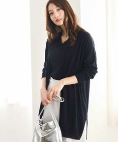 MK MICHEL KLEIN / エムケーミッシェルクラン ニット・セーター | 【UVカット機能付き/洗える】カラーニットアンサンブル