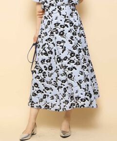 MK MICHEL KLEIN / エムケーミッシェルクラン ロング・マキシ丈スカート | 【洗える】花柄プリントスカート